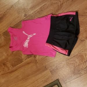 NWOT puma T Shirt and shoutside size 3T